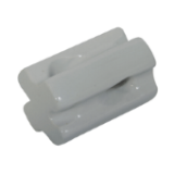 Porcelain electric fence insulators