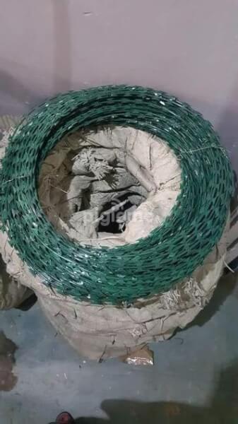 450mm Green Double Galvanized Razor Wire