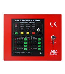 8 Zone Asenware Fire Alarm Control Panel