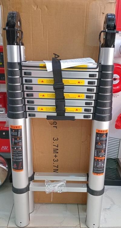 7.4m Double Telescopic Ladder