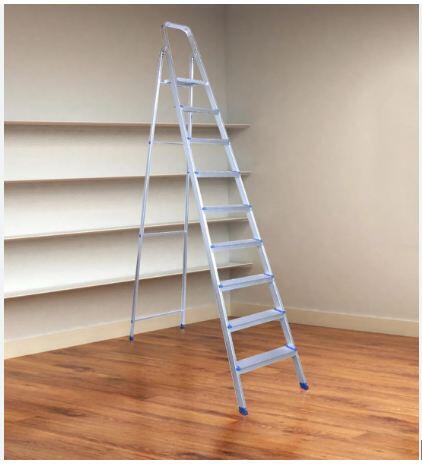 9 Steps Aluminium Ladder