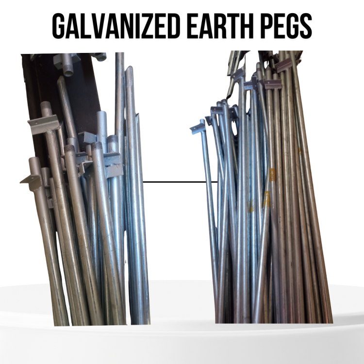 Galvanized Iron Earth Pegs