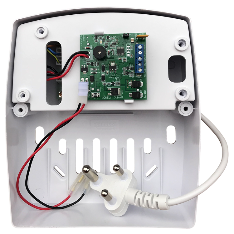Sherlotronics 12V 3.2A Battery Backup Power Supply