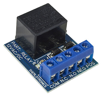 Sherlotronics Relay Board 12 Volts AC/DC