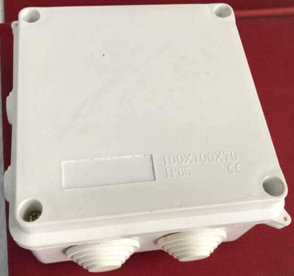 Waterproof Adaptor Box 100 by 100 by 70