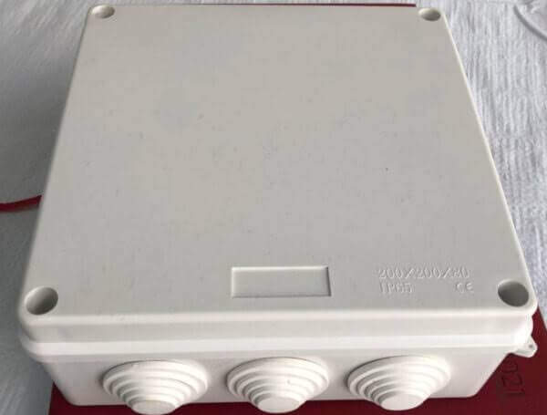 Waterproof Adaptor box 200 by 200 by 80