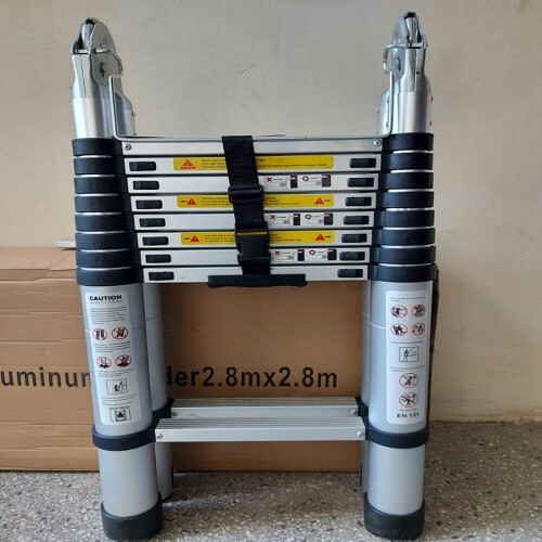 5.6M Double Telescopic Aluminium Ladder