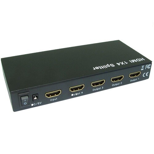 4 Way HDMI Splitter