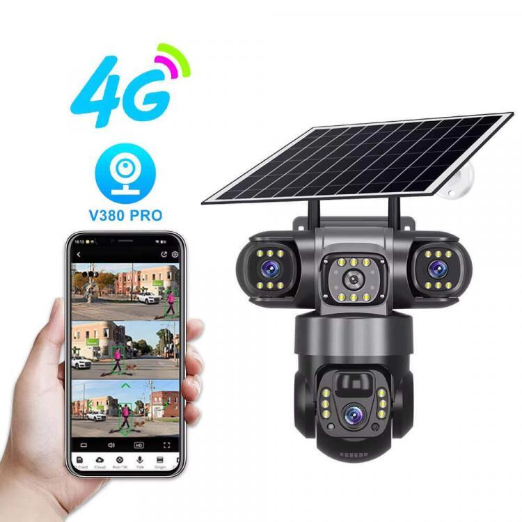 Tripple Lens 4G Solar Camera