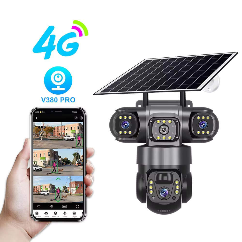 Tripple Lens 4G Solar Camera 1 Tripple Lens 4G Solar Camera