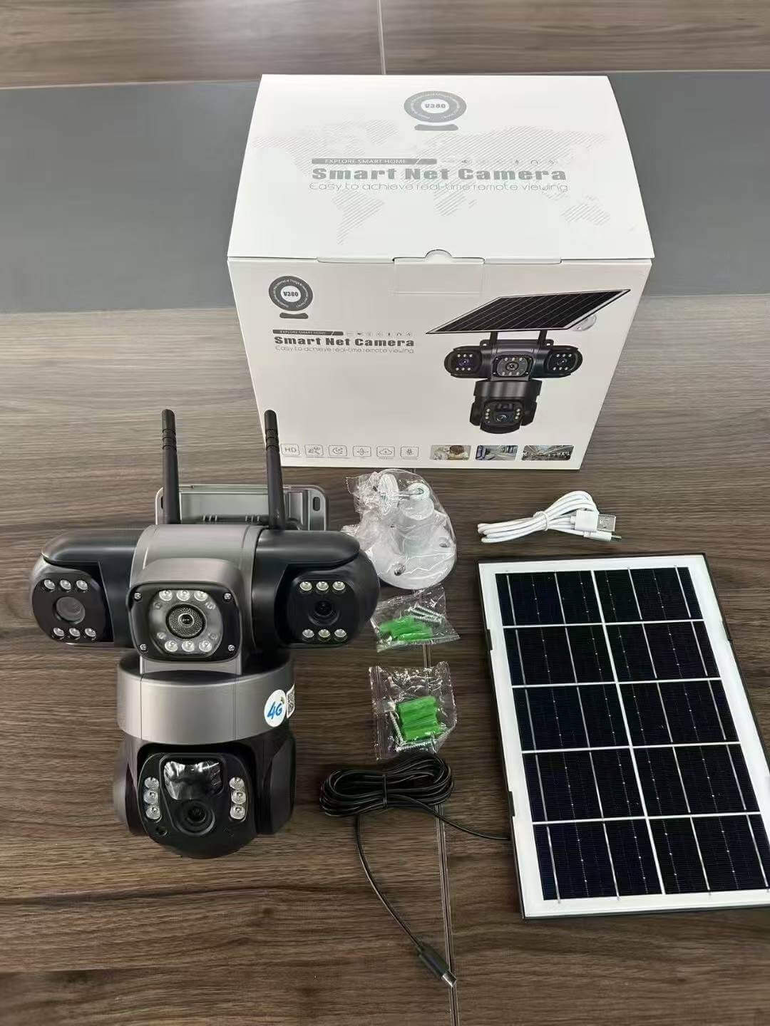 Tripple Lens 4G Solar Camera 2 Tripple-Lens 4G Solar PTZ Camera