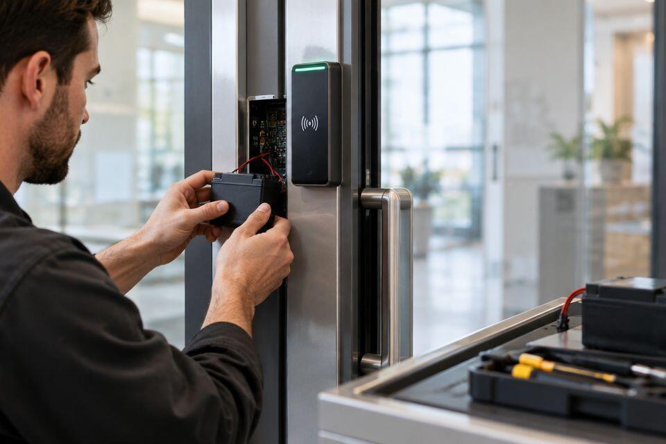 How to Keep Access-Controlled Doors Working During Outages