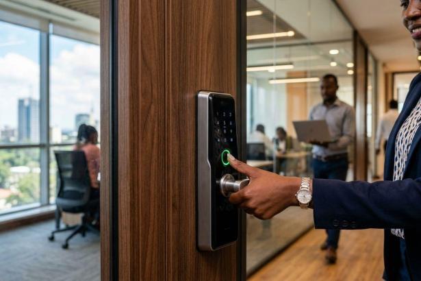 Best fingerprint door locks for offices in Kenya 2026