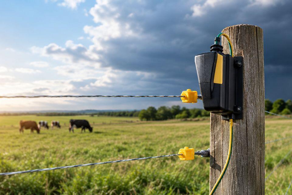 How to Protect an Electric Fence With a Lightning Arrestor