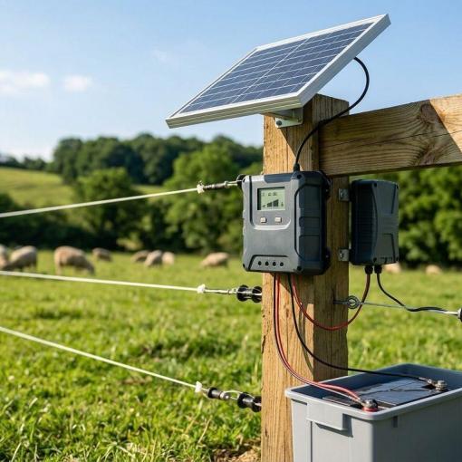 How to Use a Solar Charge Controller for Electric Fence Power