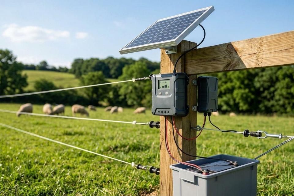 How to Use a Solar Charge Controller for Electric Fence Power