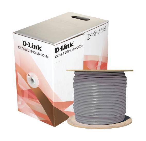 D-Link Cat6A 10G UTP 24AWG PVC Solid Cable 305m