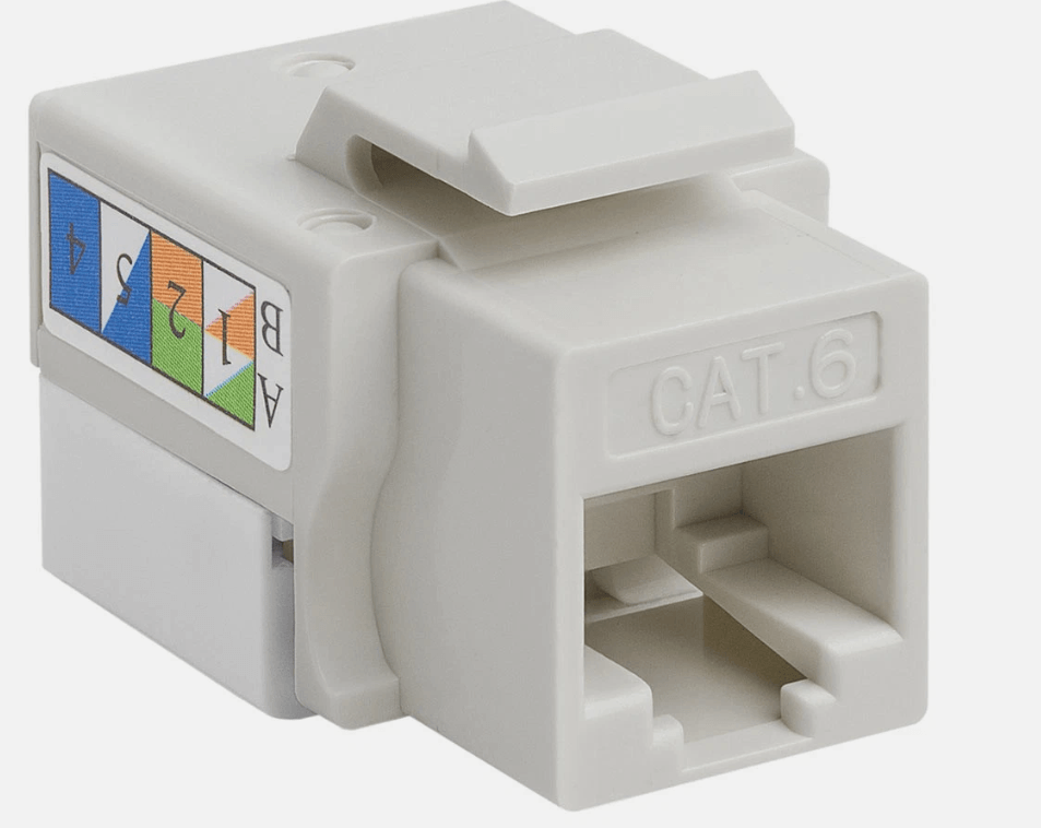 D-Link Cat6 RJ45 Keystone Jack – UTP Punch-Down Module 2 Cat6 RJ45 Keystone Jack – UTP Punch-Down Module