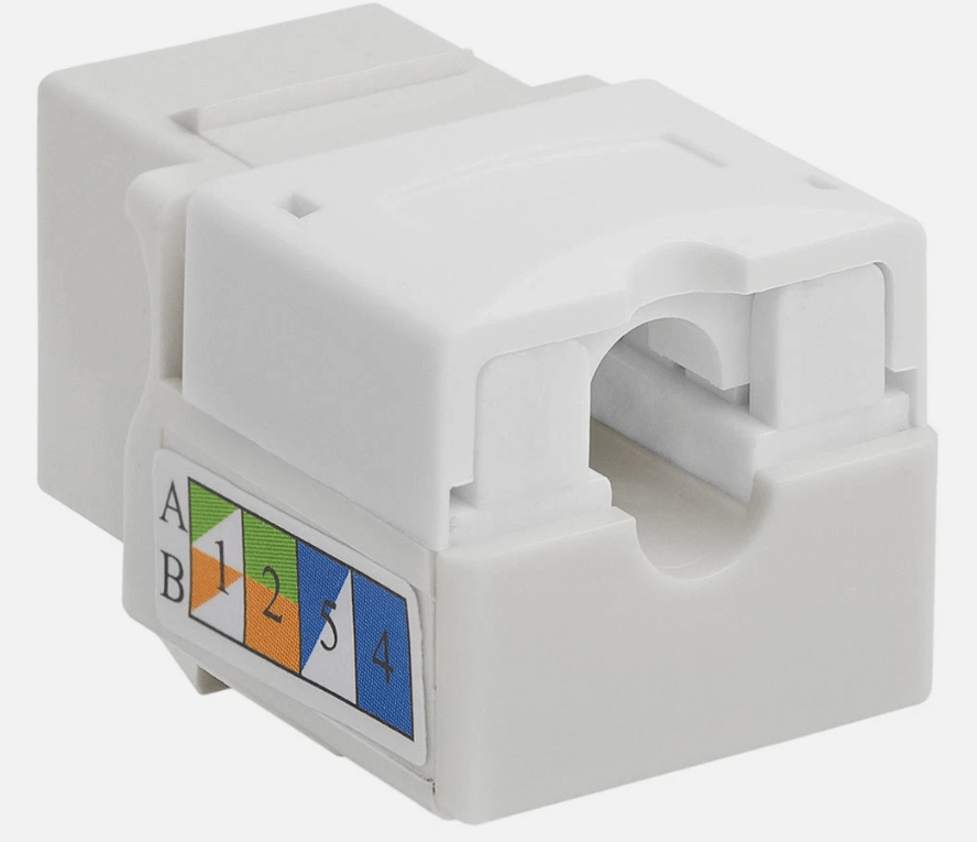 D-Link Cat6 RJ45 Keystone Jack – UTP Punch-Down Module 3 Cat6 RJ45 Keystone Jack – UTP Punch-Down Module